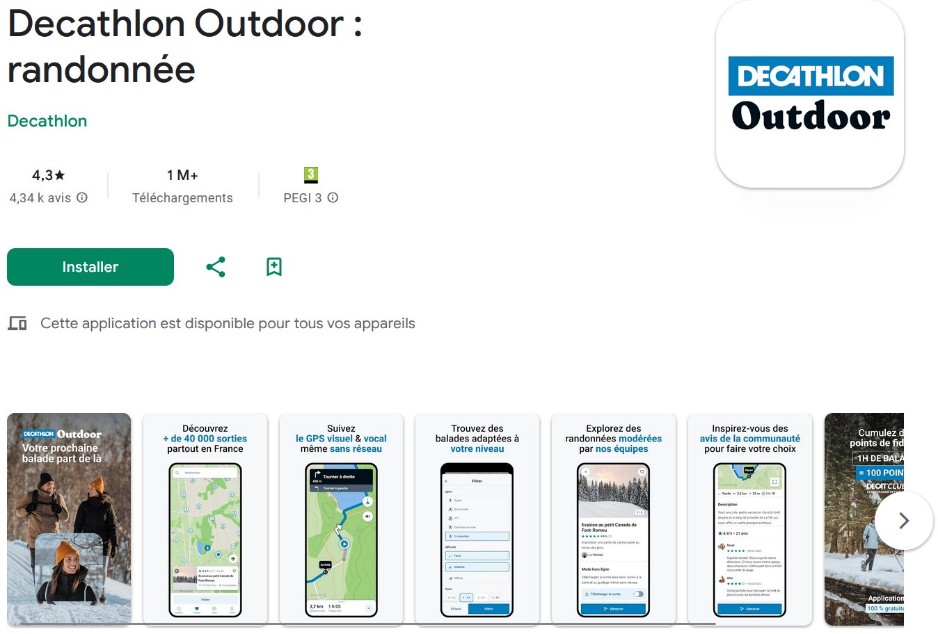 Decathlon Outdoor : randonnée